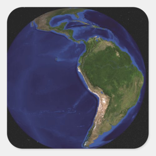 The Blue Marble Next Generation Earth 8 Square Sticker