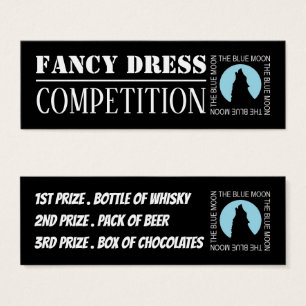 The Blue Moon, Halloween Competition Tickets