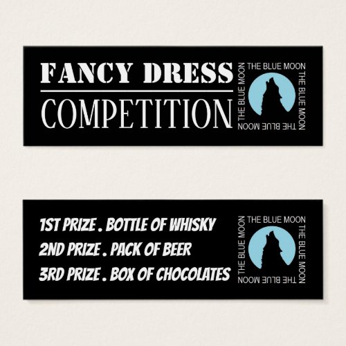 The Blue Moon Halloween Competition Tickets