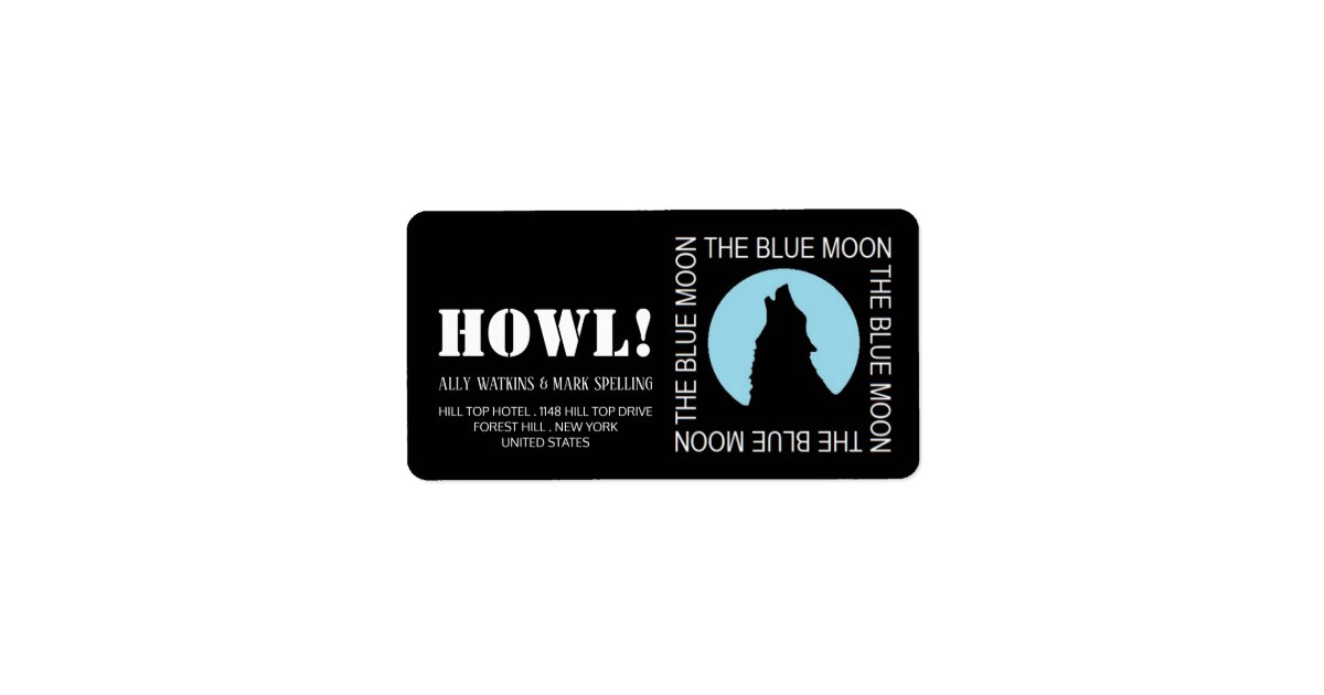 blue moon label