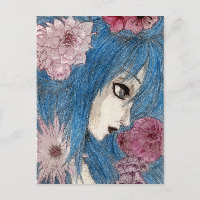 The Blue Nymph Postcard (Front)