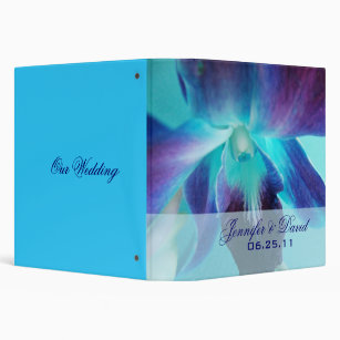 The Blue Orchid Wedding Binder