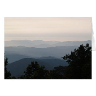 The Blue Ridge at Dusk - Gideon Ridge Inn Cards