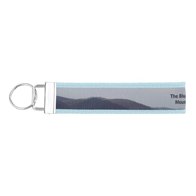 The Blue Ridge Mountains Wrist Keychain (Keys on Left)