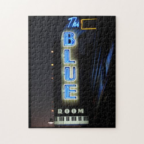 The Blue Room Jazz Club in Kansas City Jigsaw Puzzle