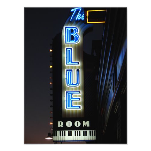 The Blue Room Jazz Club in Kansas City Photo Print
