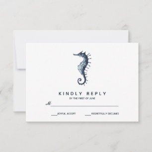 The Blue Seahorse   Wedding RSVP