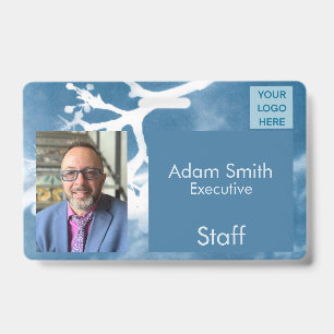 The Blue Steward - Name Badge Horizontal