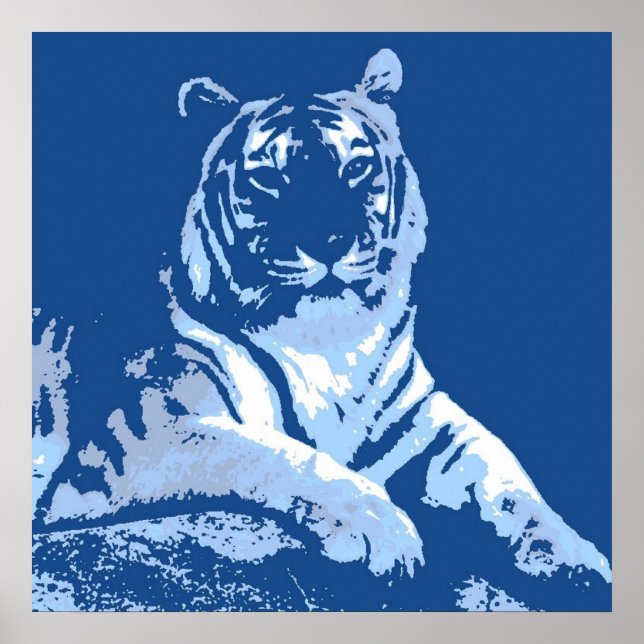 The Blue Tiger Poster (Front)