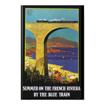 The Blue Train Summer on the French Riviera Poster