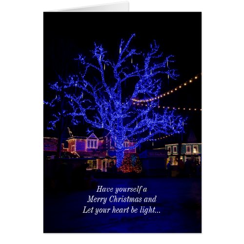 The Blue Tree Christmas Card