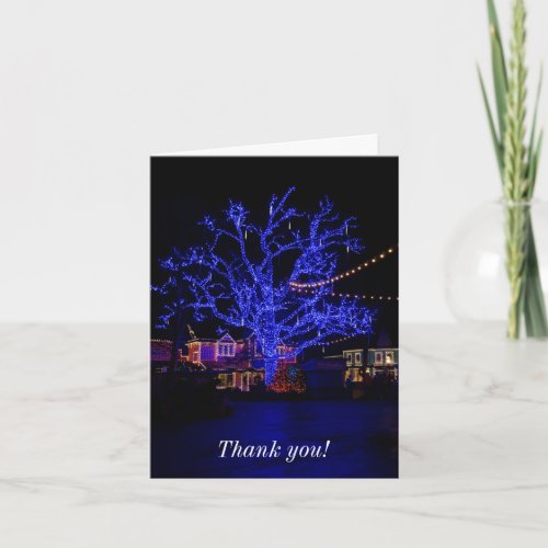 The Blue Tree Christmas Card