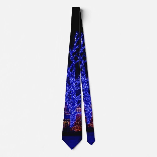 The Blue Tree Neck Tie (Front)
