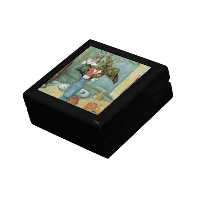 The Blue Vase (Flowers and Fruit) by Paul Cezanne Gift Box (Side)
