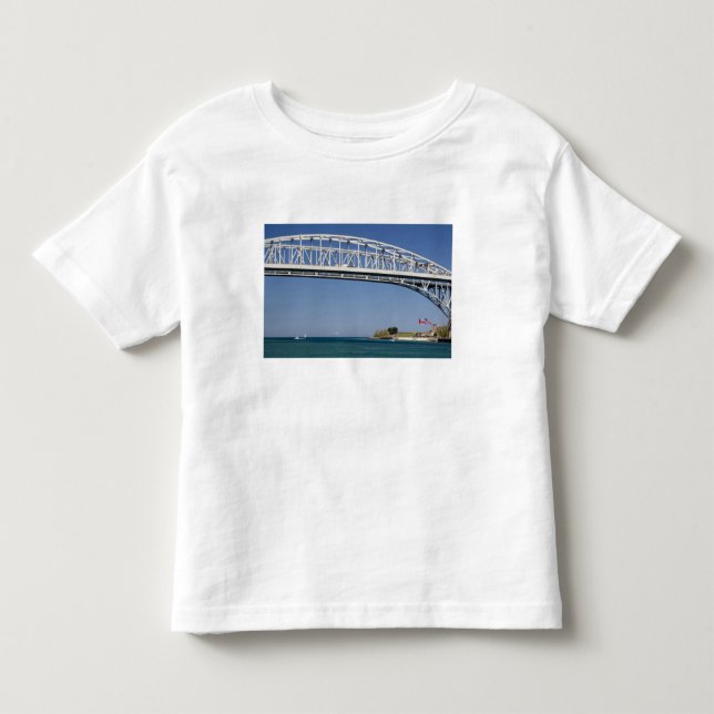 The Blue Water Bridge is a twin-span bridge 2 Toddler T-shirt (Front)