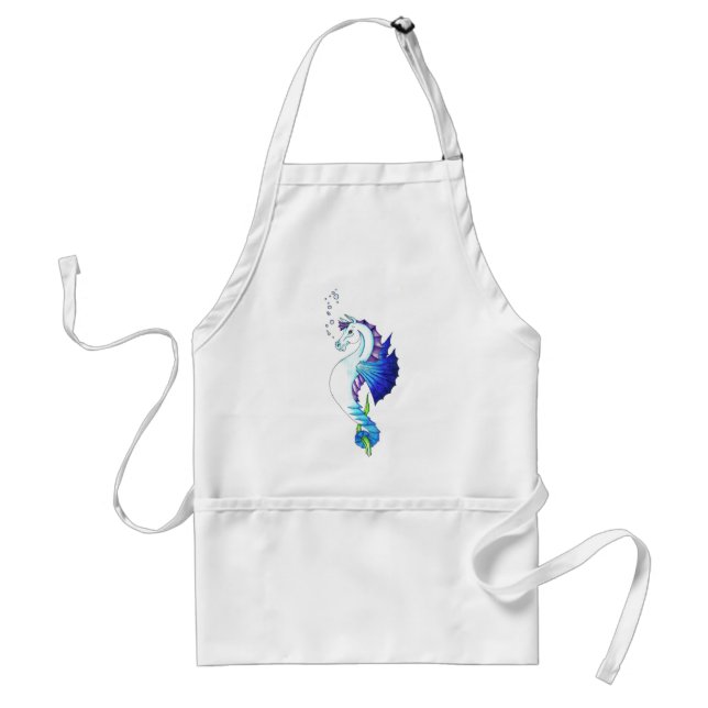 The Blue Water Horse Adult Apron (Front)