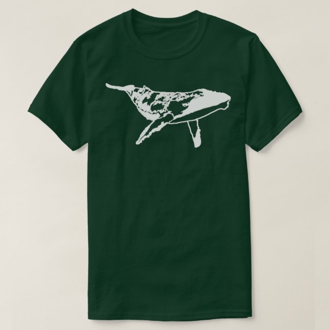 The Blue Whale 1 T-Shirt (Design Front)