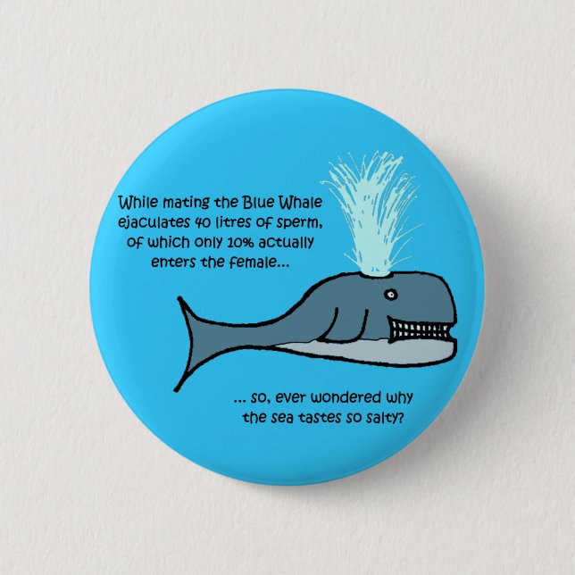 The Blue Whale... Button (Front)