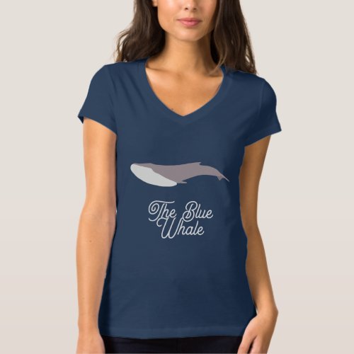 The Blue Whale Color Block T_Shirt