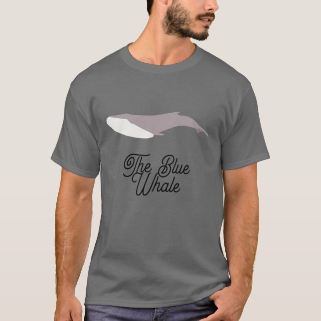 The Blue Whale Color Block T-Shirt (Front)