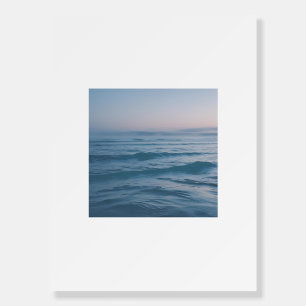 The Blue Whisper – Tranquil Abstract Ocean Art Foam Board