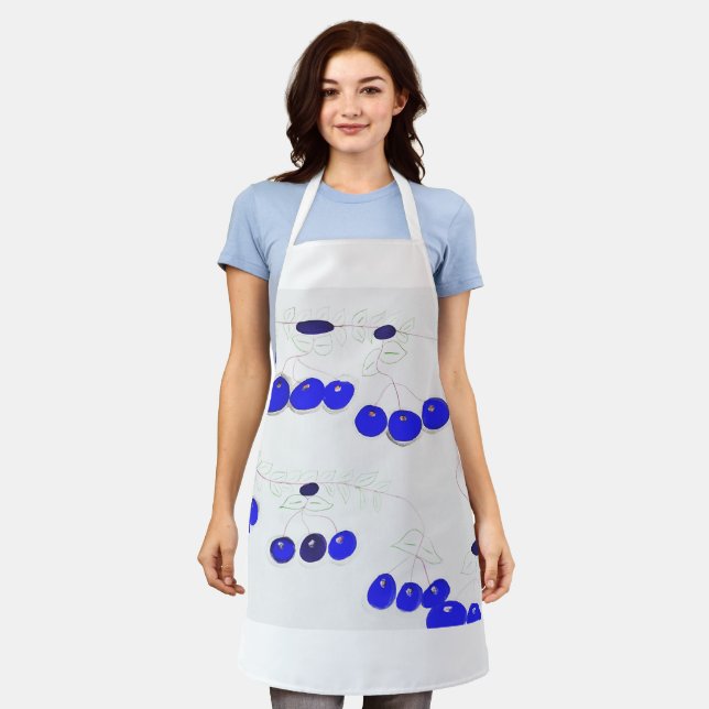The blueberry apron (Worn)