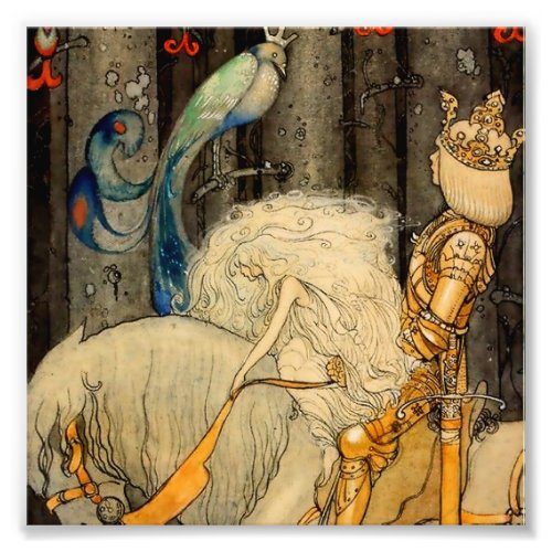 The Bluebird by John Bauer Photo Print