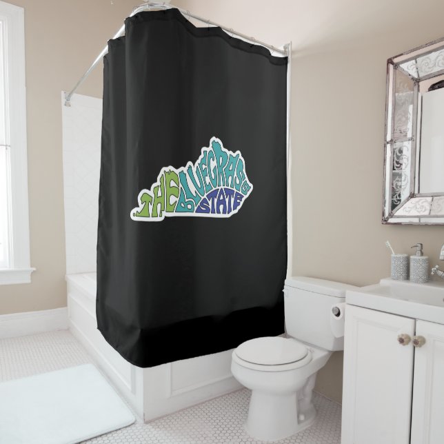 The Bluegrass State - Kentucky Shower Curtain (In Situ)