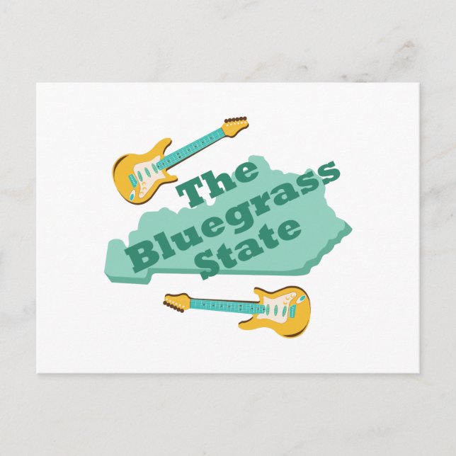 The Bluegrass State Postcard (Front)