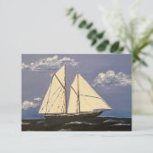 The Bluenose, a racing boat (Standing Front)