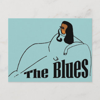 The Blues Female Singer Postcard