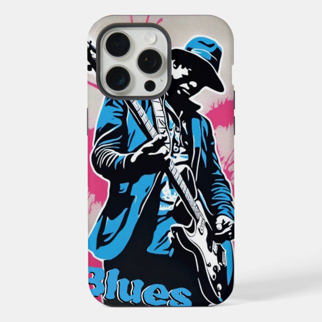 The Blues Graffiti iPhone Case (Back)