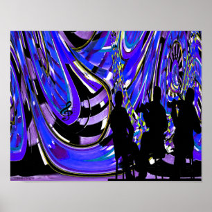 The Blues in New Orleans Poster