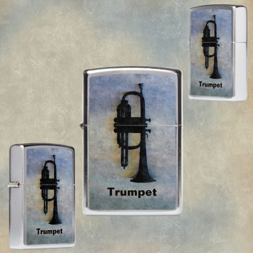 The Blues Trumpet Artistic Customizable Zippo Lighter