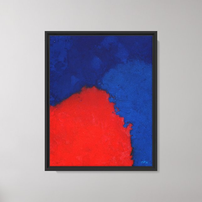 The Blurred In Tissue Canvas Print (Front)