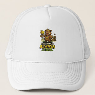 The Boar Always Wins Trucker Hat