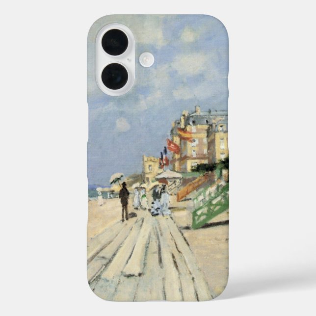 The Boardwalk at Trouville by Claude Monet Case-Mate iPhone Case (Back)