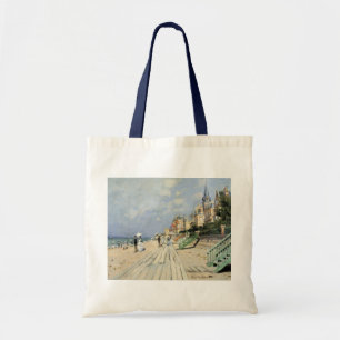 The Boardwalk at Trouville by Claude Monet Tote Bag