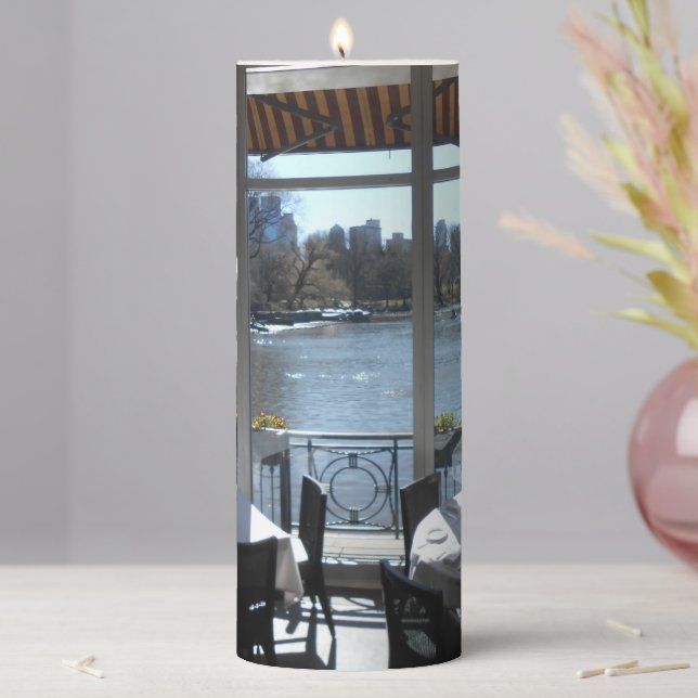 The Boat House, New York City USA Pillar Candle (In Situ)