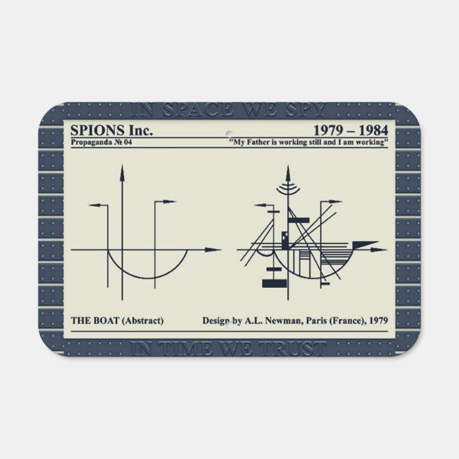 THE BOAT METAL SIGN (Front)