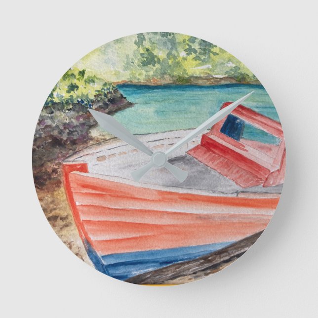 The Boat   Round Clock (Front)