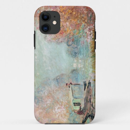 The Boat Studio on the Seine 1875 iPhone 11 Case