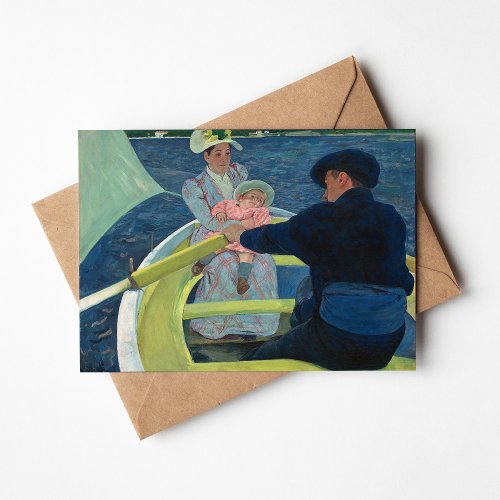 The Boating Party  Mary Cassatt Card