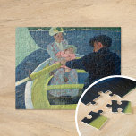 The Boating Party | Mary Cassatt Jigsaw Puzzle<br><div class="desc">The Boating Party (1893-1894) by American impressionist artist Mary Cassatt. Original fine art piece is an oil painting on canvas. 

Use the design tools to add custom text or personalize the image.</div>