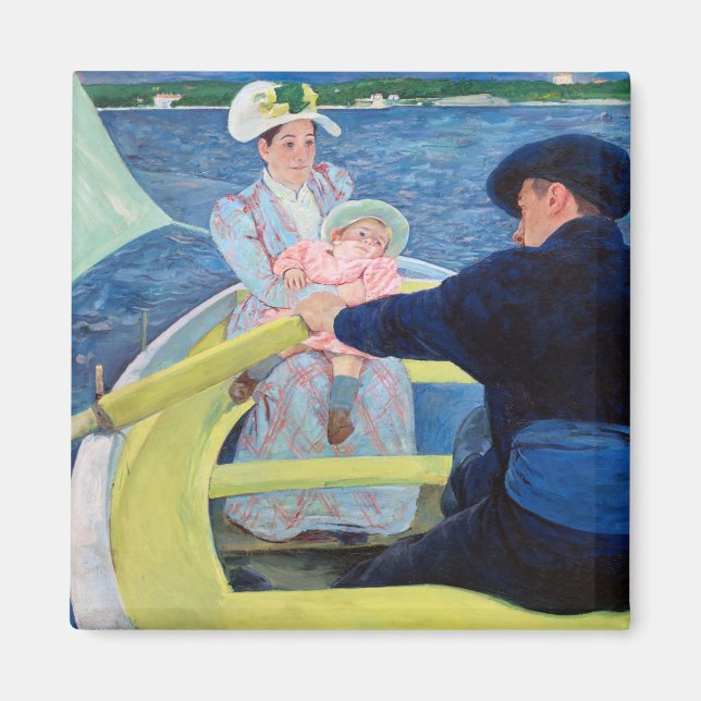 The Boating Party, Mary Cassatt Magnet (Front)