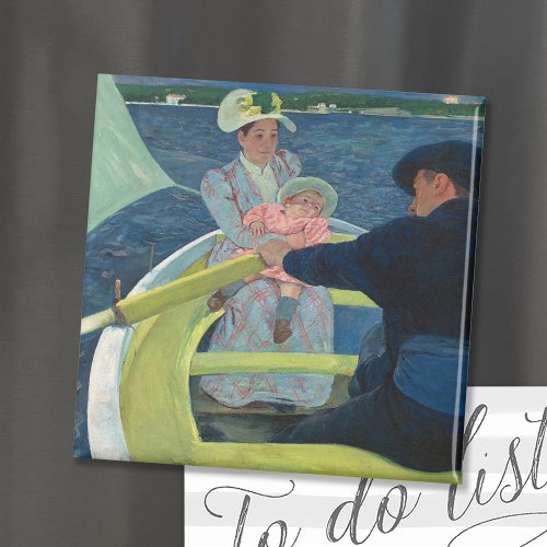 The Boating Party  Mary Cassatt Magnet