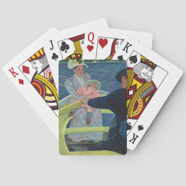 The Boating Party | Mary Cassatt Poker Cards (Back)