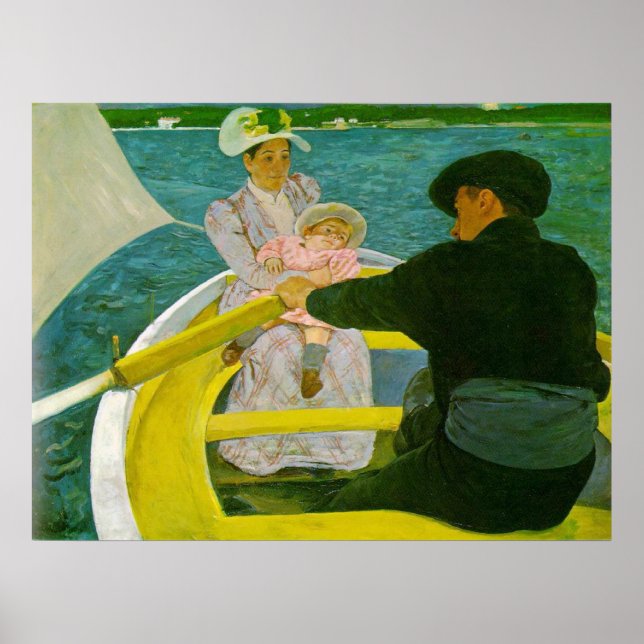 The Boating Party, Mary Cassatt Poster (Front)