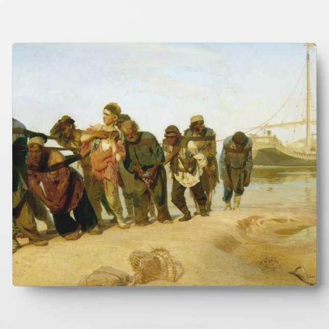 The Boatmen on the Volga, 1870-73 Plaque (Front)