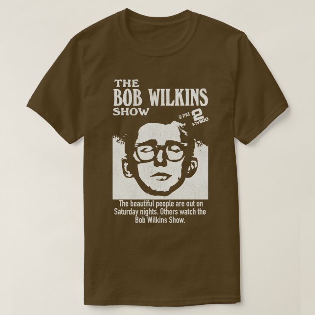 The Bob Wilkins Show Horror Host Creature Feature T-Shirt (Design Front)